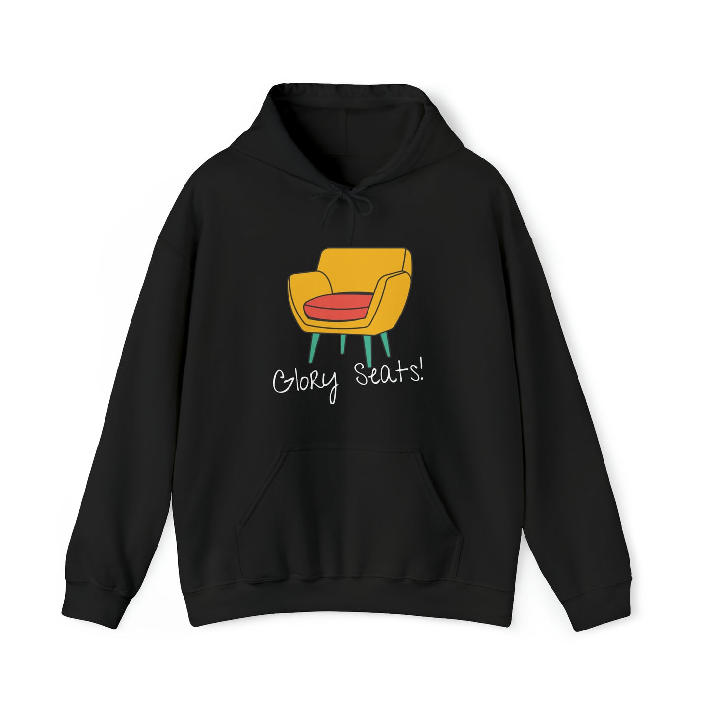 "Glory Seats!" Hoodie (Red, Black, & Charcoal Available)