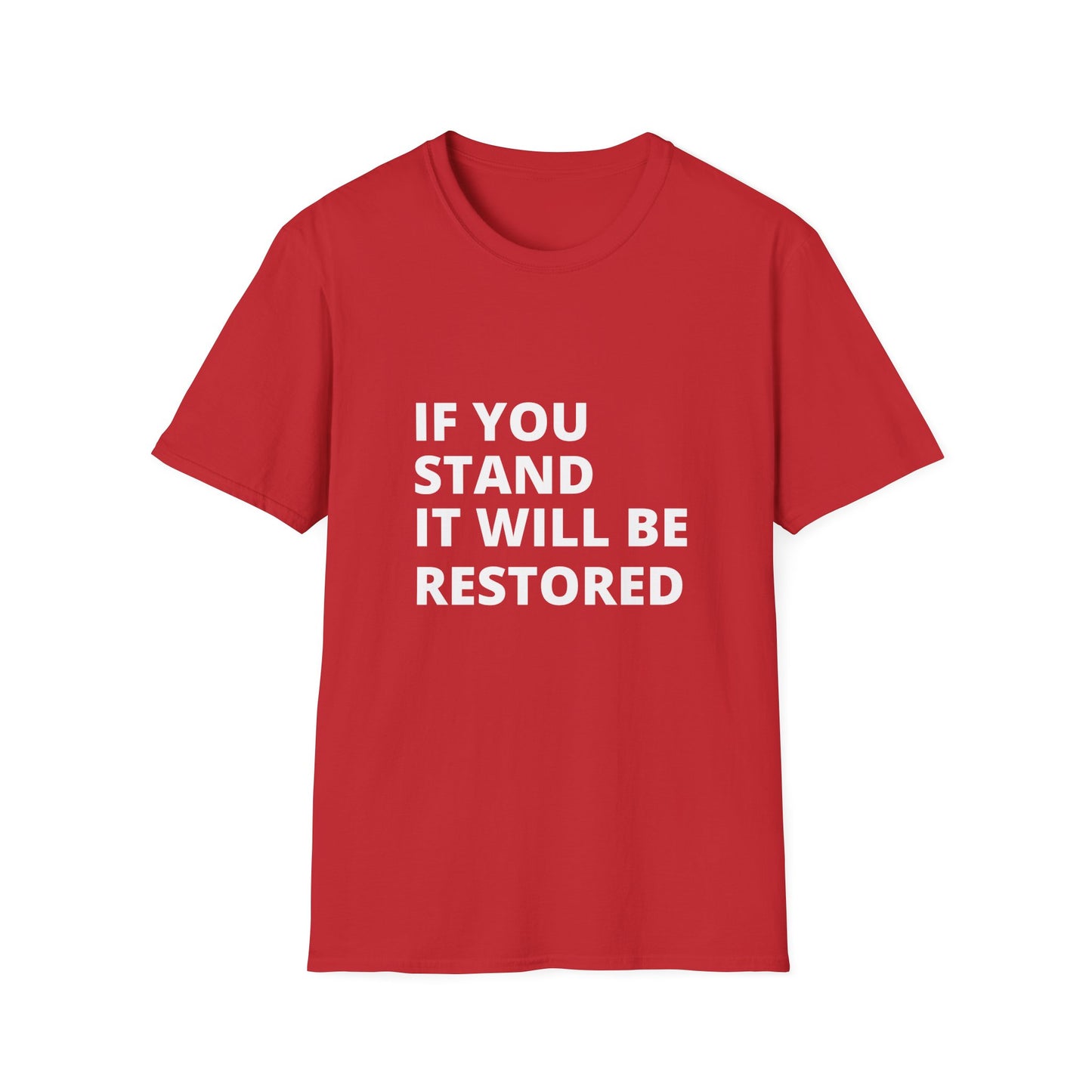 "If You Stand" T-Shirt (Black & Red Available)