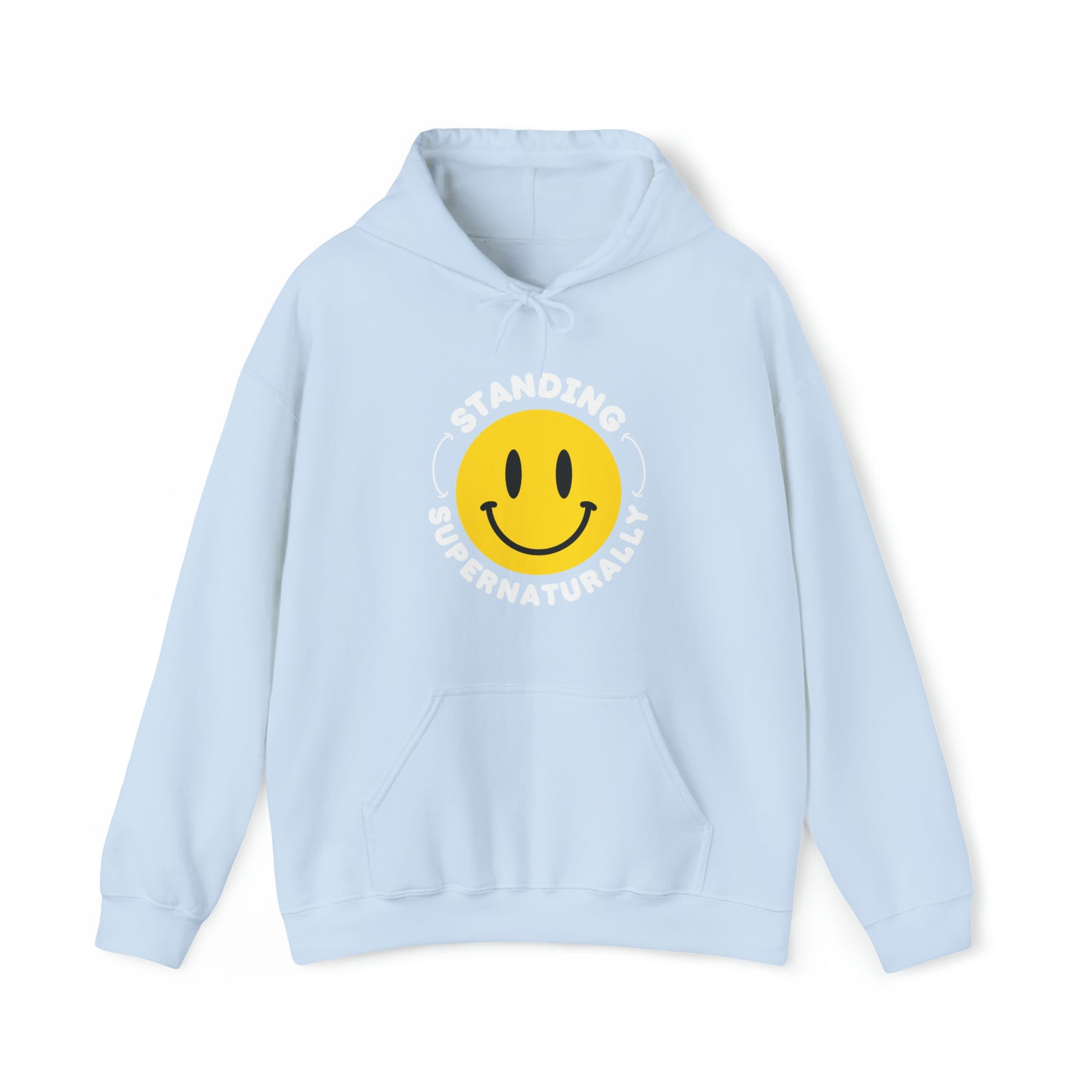 "Smile" - Hoodie (Light Blue, Black & Red Available)