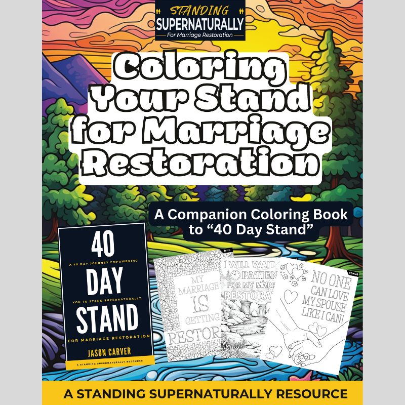Coloring Your Stand For Marriage Restoration- Coloring Book