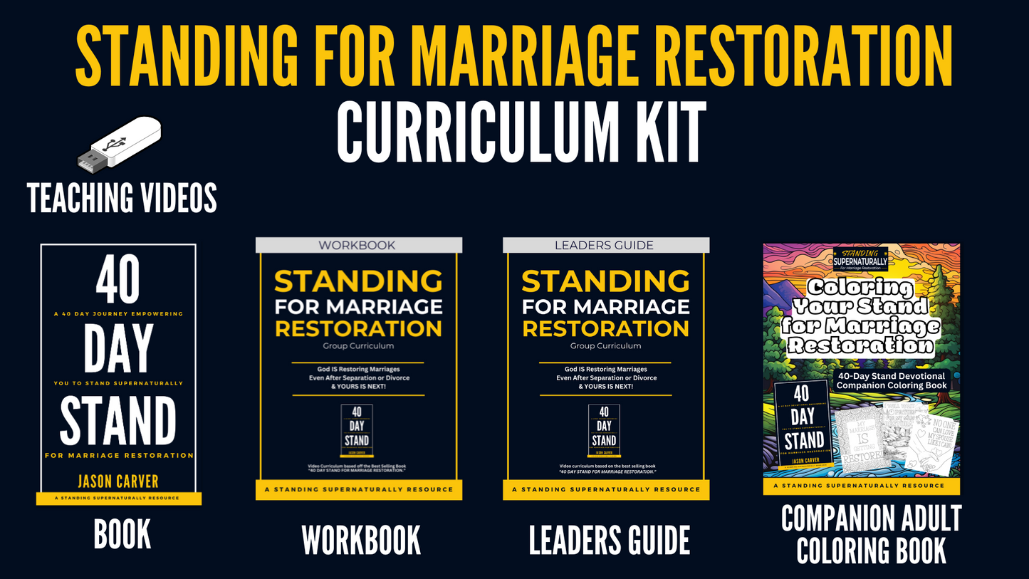 Standing For Marriage Restoration - Church Video Curriculum Kit