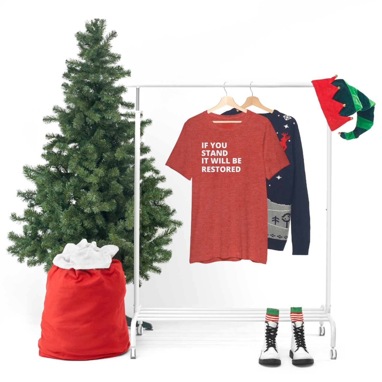 "If You Stand" T-Shirt (Black & Red Available)