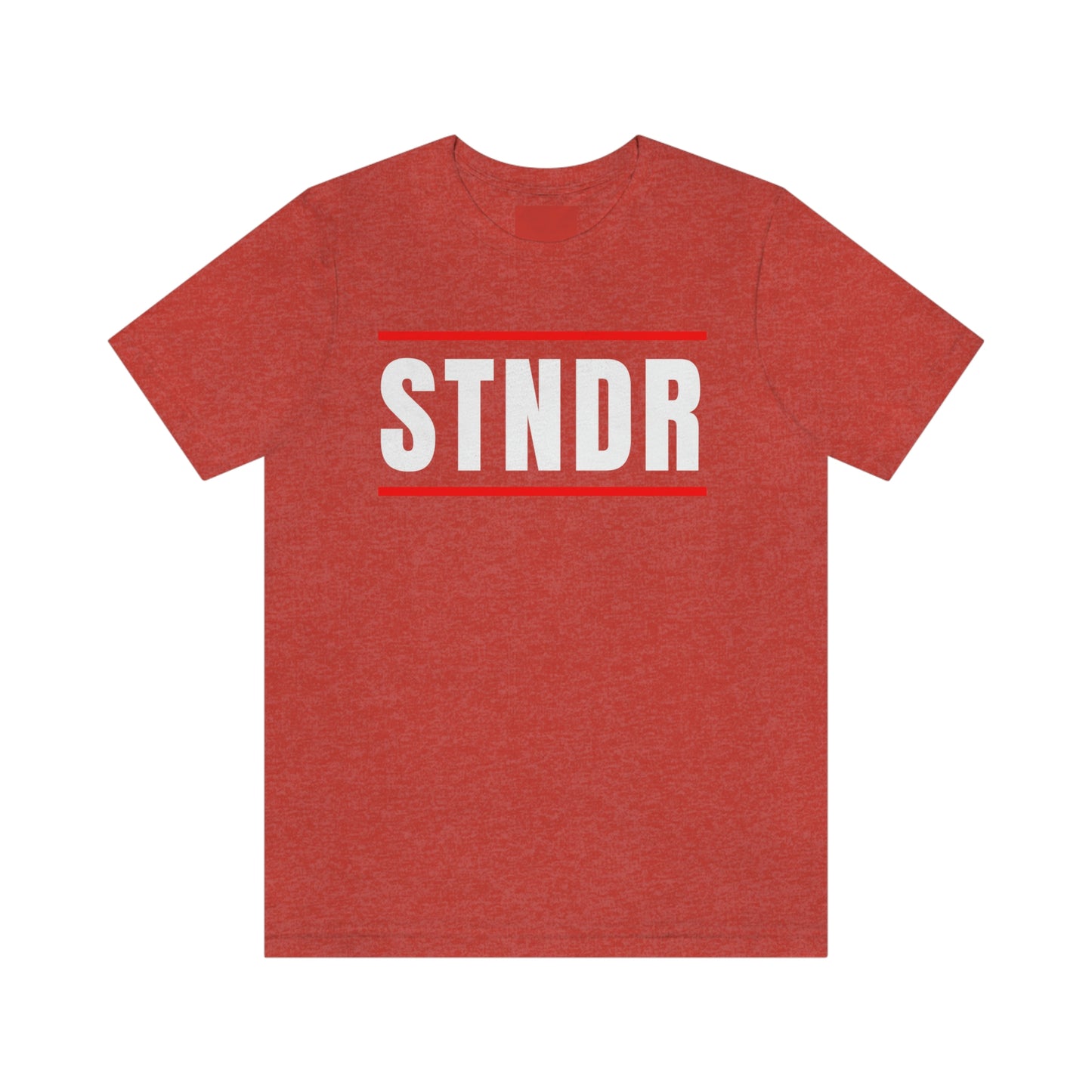"STNDR" T-Shirt (White, Soft Cream, Olive & Heather Red Available)