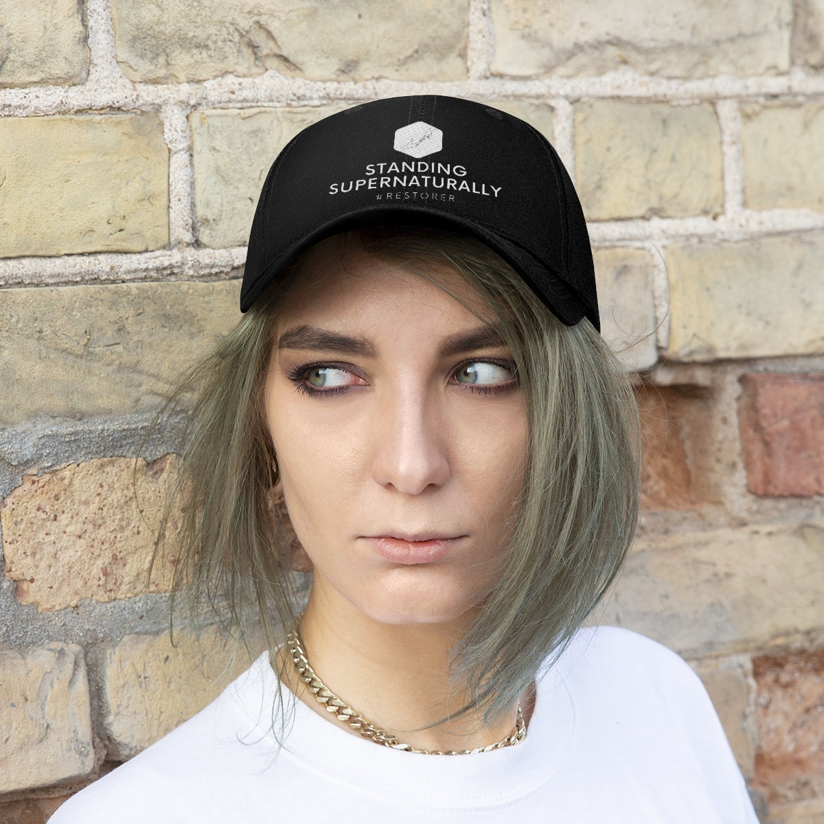 Standing Supernaturally Hat - Black