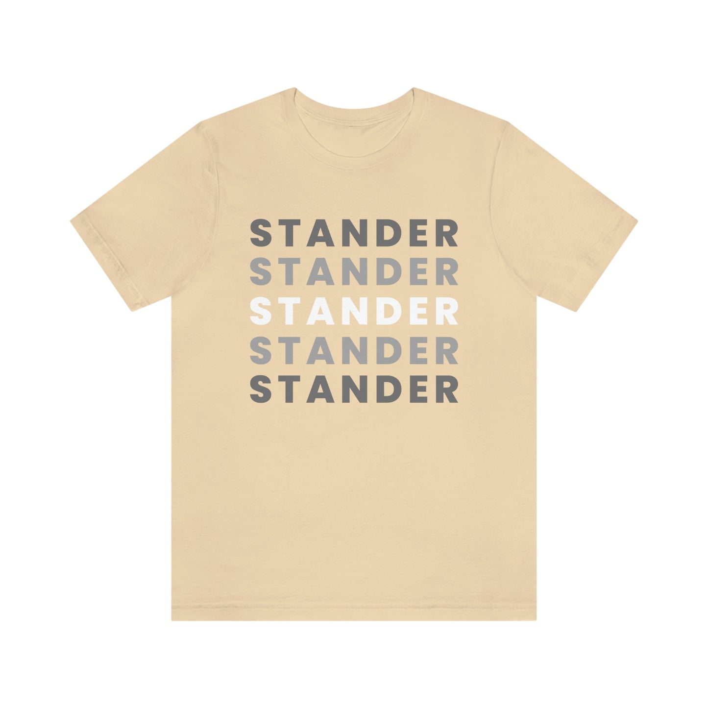 "Stander" T-Shirt (Ash, Black, Soft Cream, Asphalt, Pink & Heather Red Available)