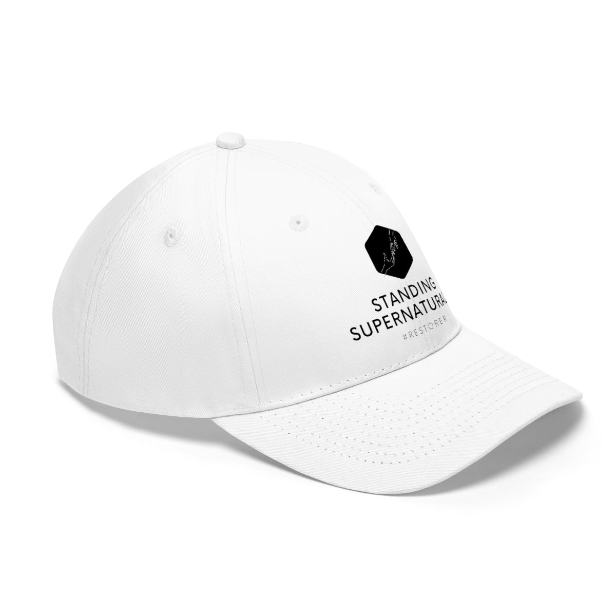Standing Supernaturally Hat - White