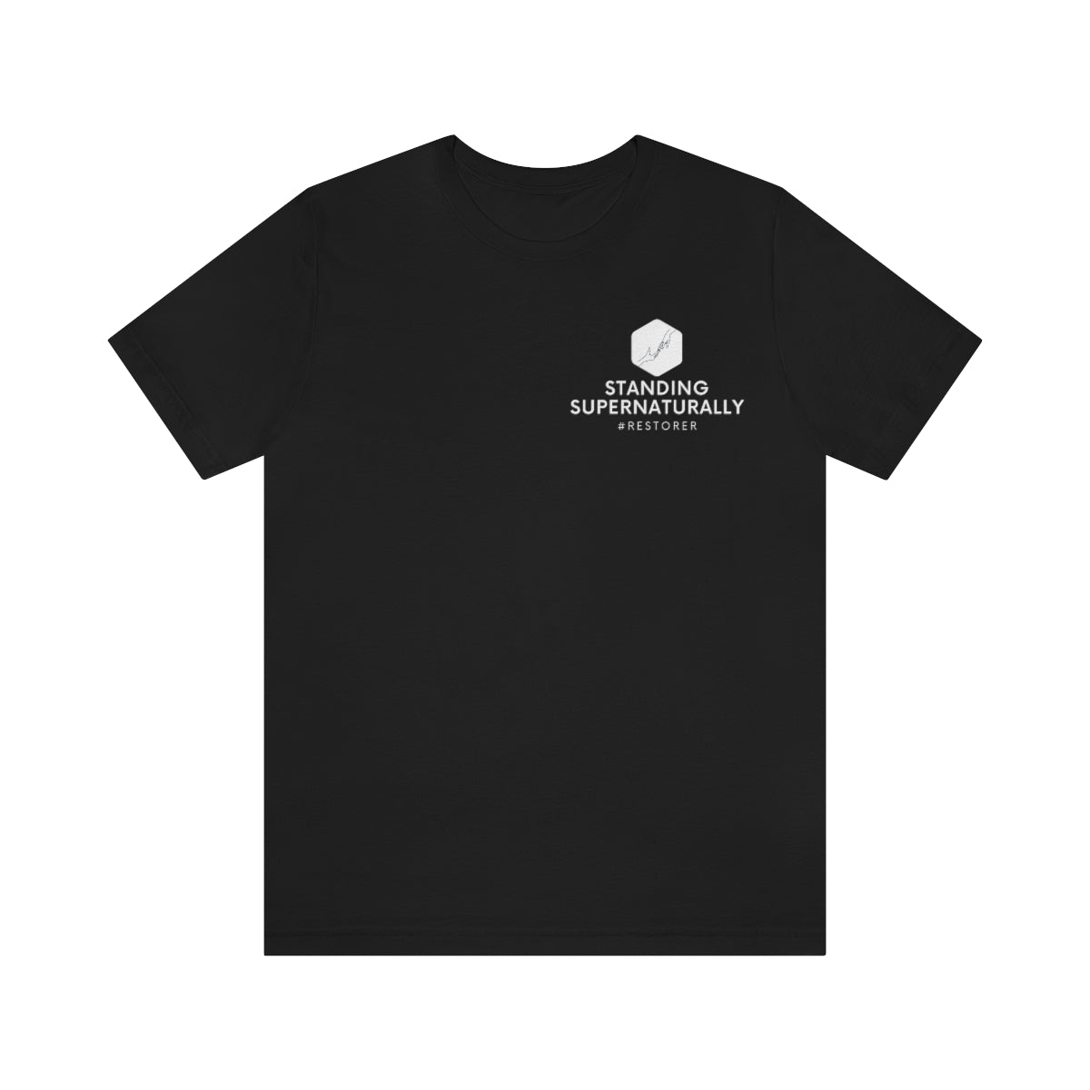 "Standing Supernaturally" T-Shirt (Black)