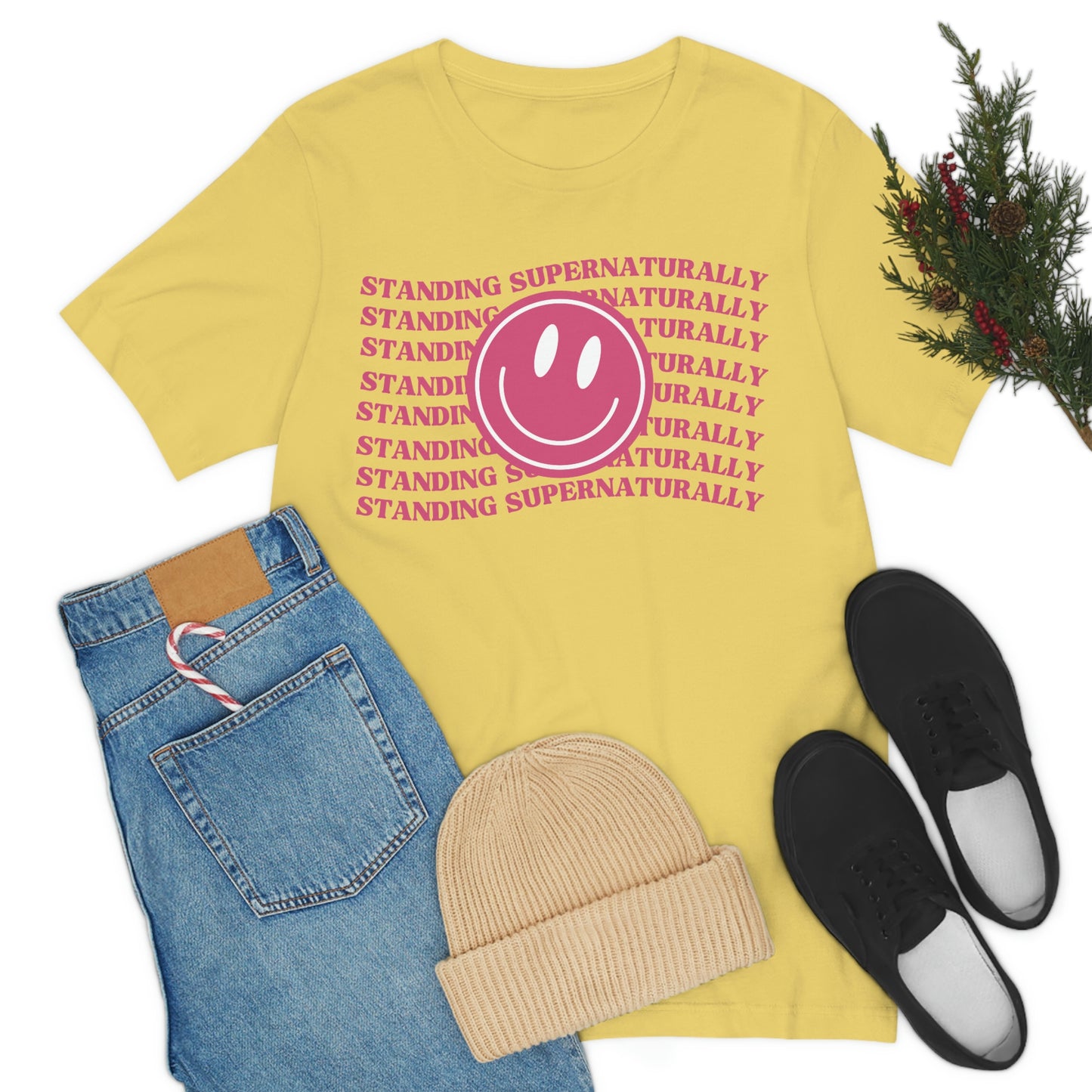"Smiley" T-Shirt (White, Black, & Yellow Available)