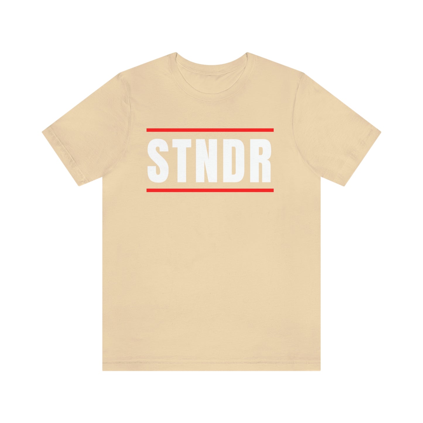 "STNDR" T-Shirt (White, Soft Cream, Olive & Heather Red Available)