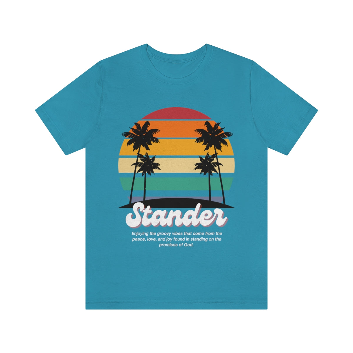 "Groovy Stander" T-Shirt (Aqua, Black & Pink Available)