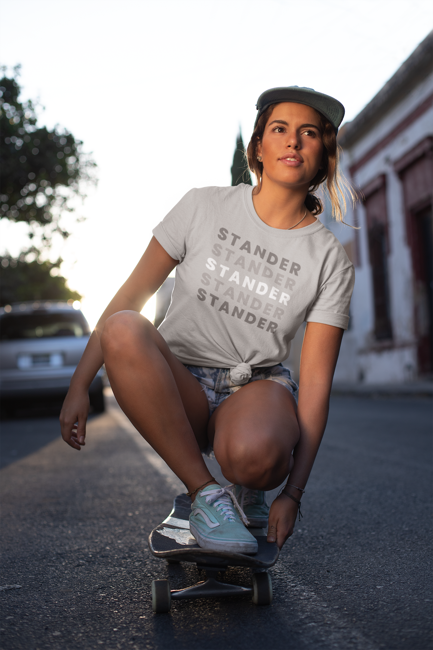 "Stander" T-Shirt (Ash, Black, Soft Cream, Asphalt, Pink & Heather Red Available)
