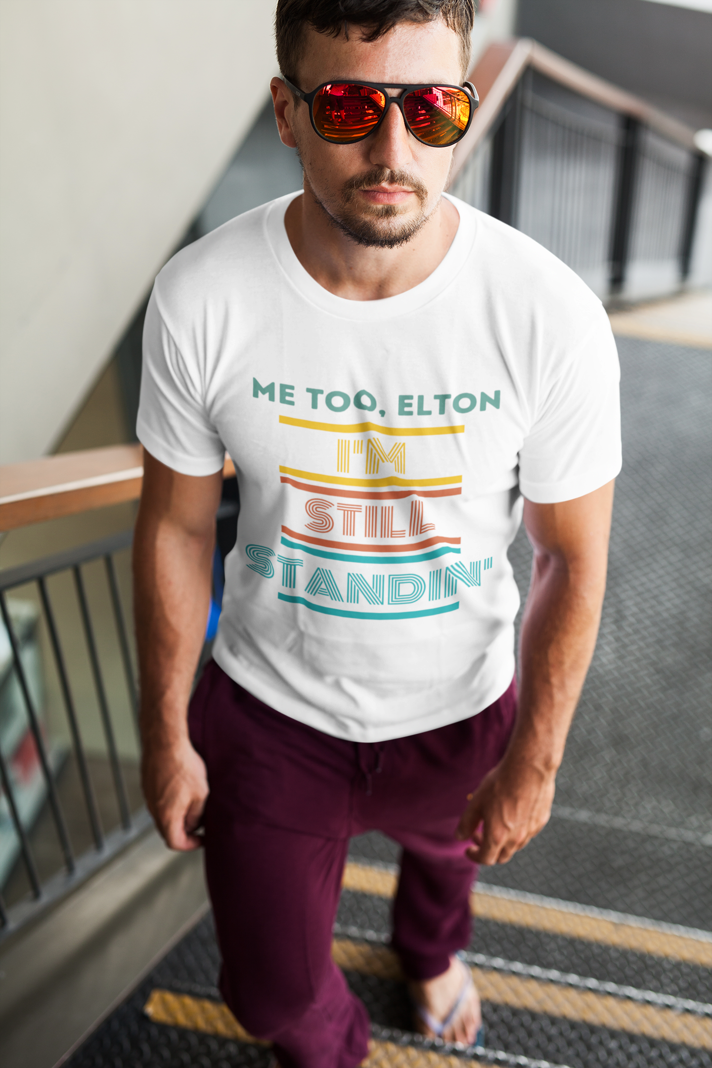 "Me Too, Elton" T-Shirt (White. Black, & Natural Available)