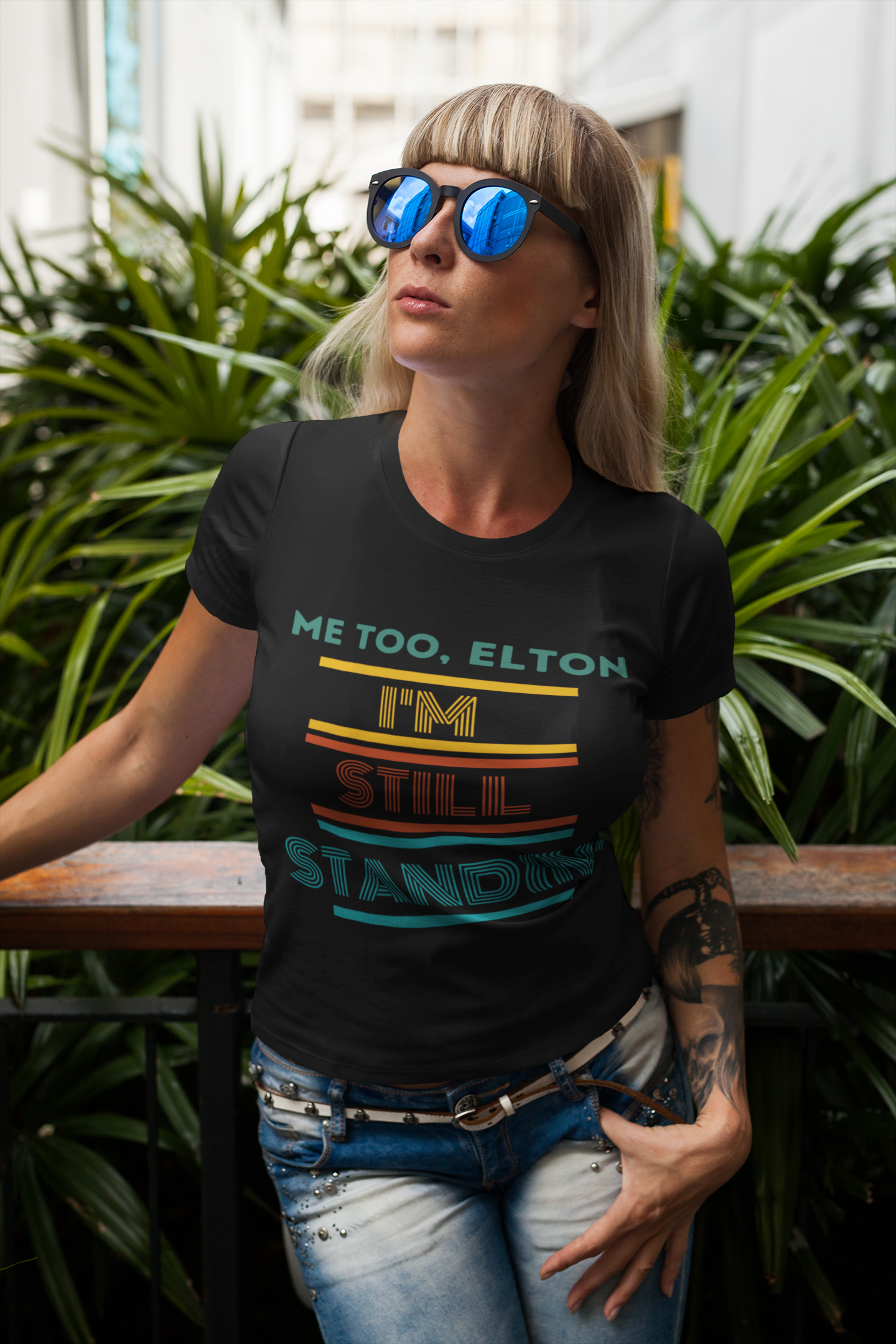 "Me Too, Elton" T-Shirt (White. Black, & Natural Available)