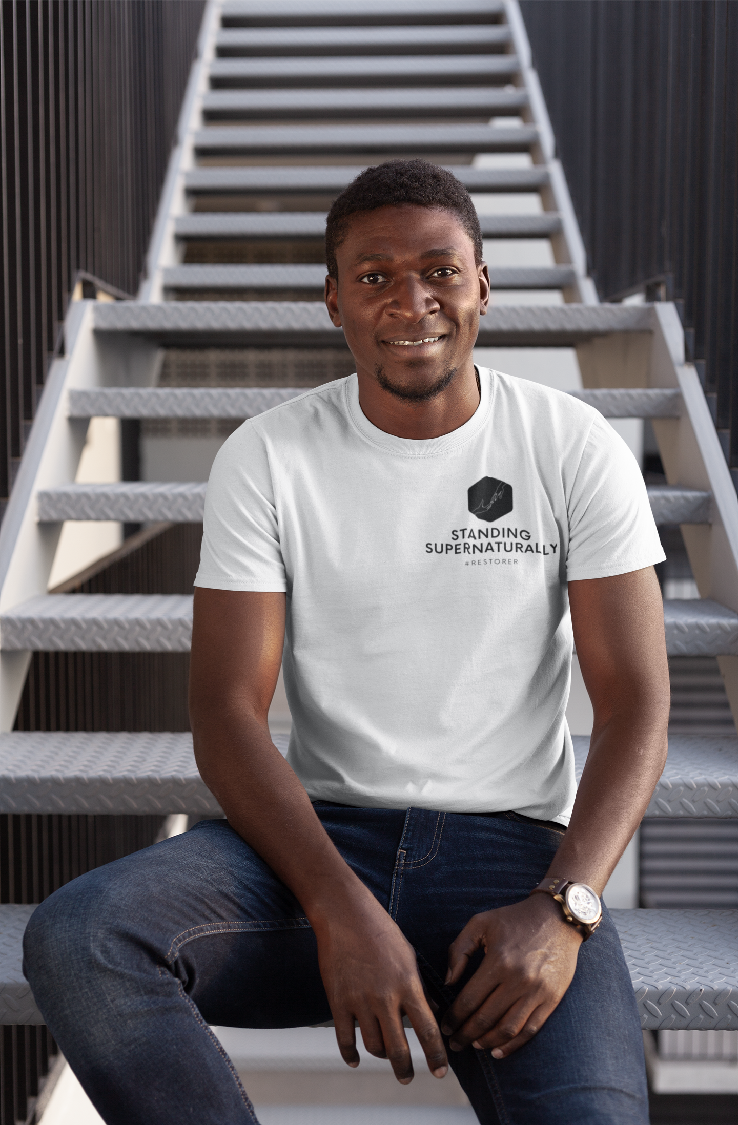 "Standing Supernaturally" T-Shirt (White)