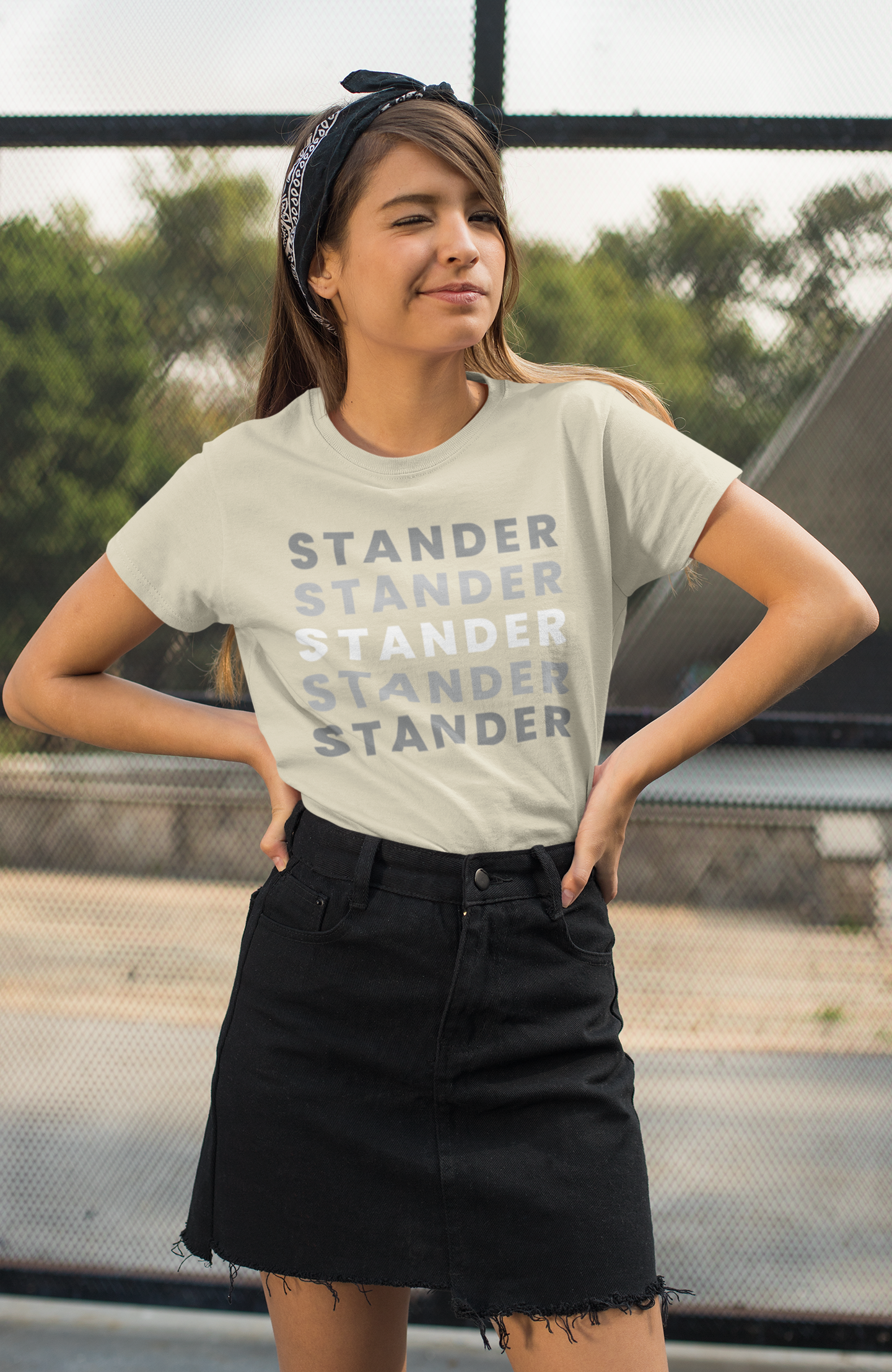 "Stander" T-Shirt (Ash, Black, Soft Cream, Asphalt, Pink & Heather Red Available)