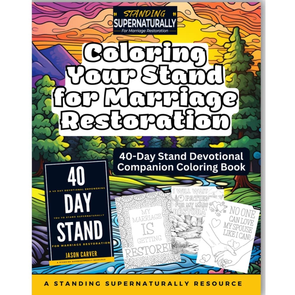 Coloring Your Stand For Marriage Restoration- Coloring Book