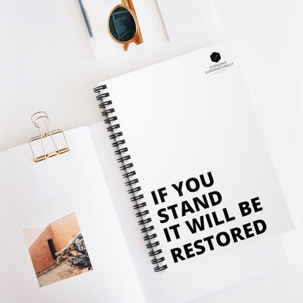 "If You Stand" - Spiral Notebook