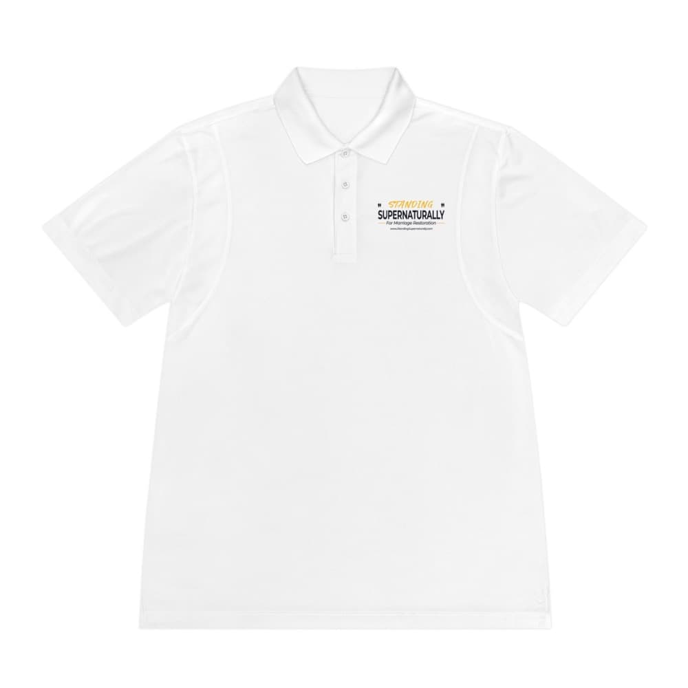 Standing Supernaturally Polo Shirt - White