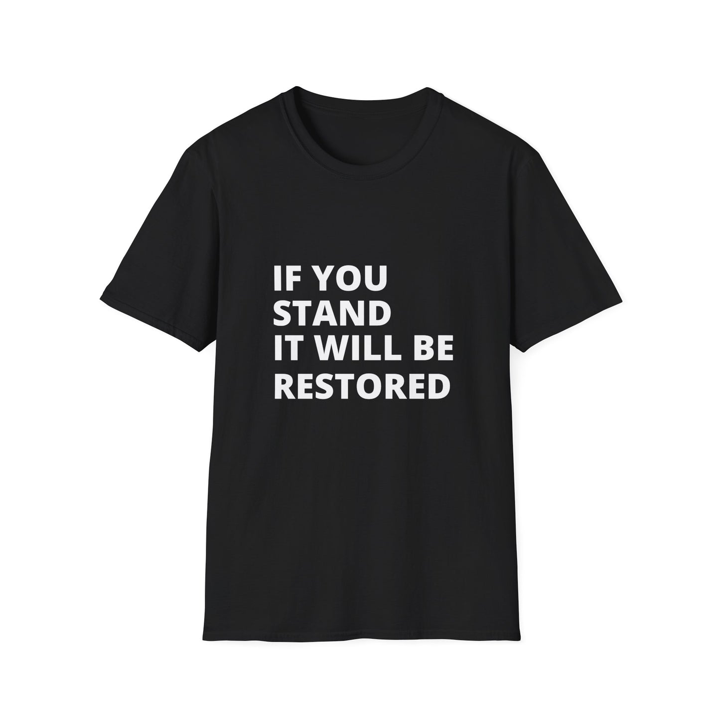 "If You Stand" T-Shirt (Black & Red Available)