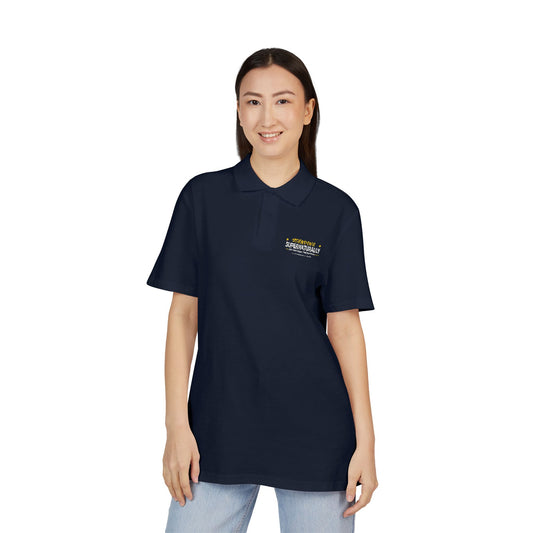 Standing Supernaturally Unisex Pique Polo Shirt
