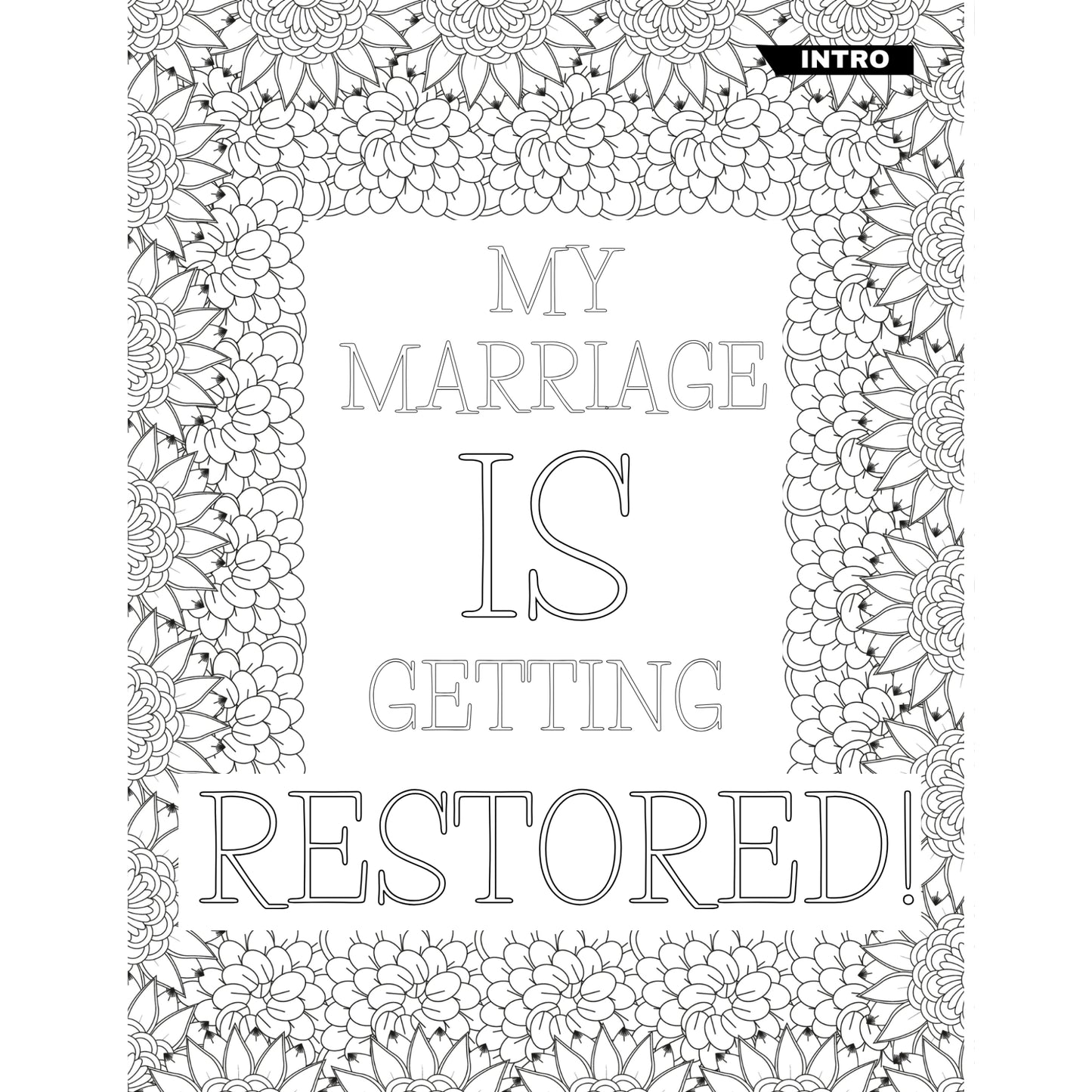 Coloring Your Stand For Marriage Restoration- Coloring Book