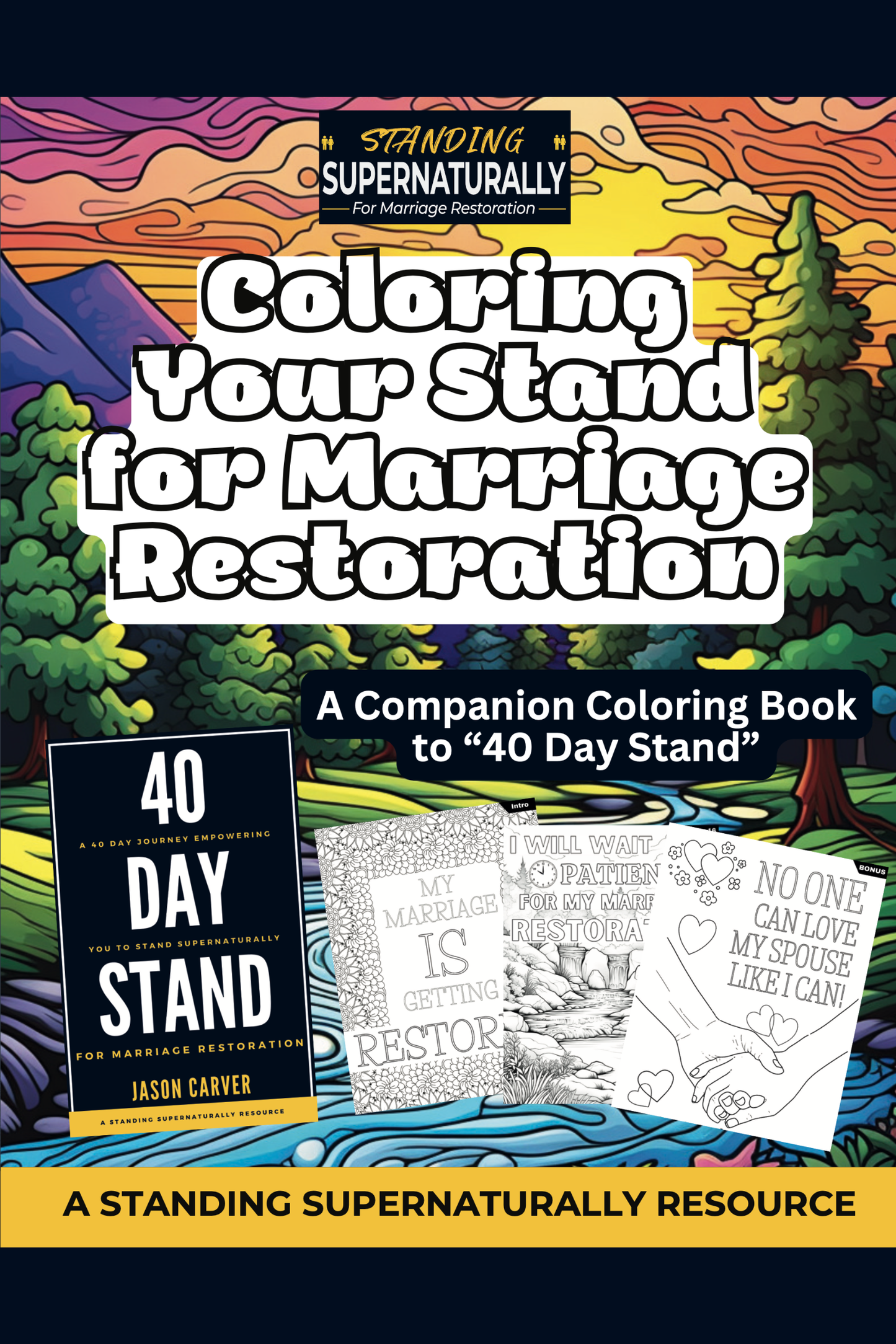 Coloring Your Stand For Marriage Restoration- Coloring Book