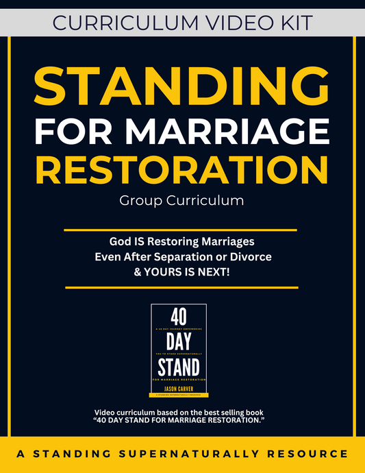 Standing For Marriage Restoration - Church Video Curriculum Kit