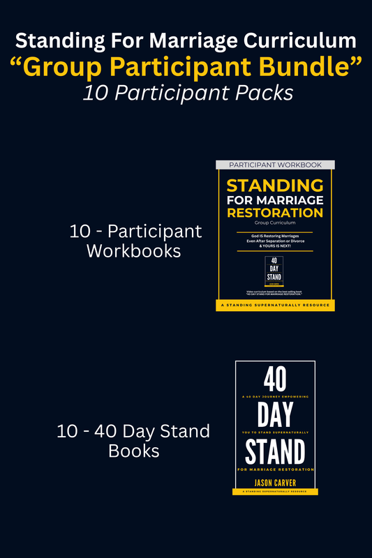 Standing For Marriage Restoration Small Group Curriculum - Participant Bundle (10 Participant Packs)