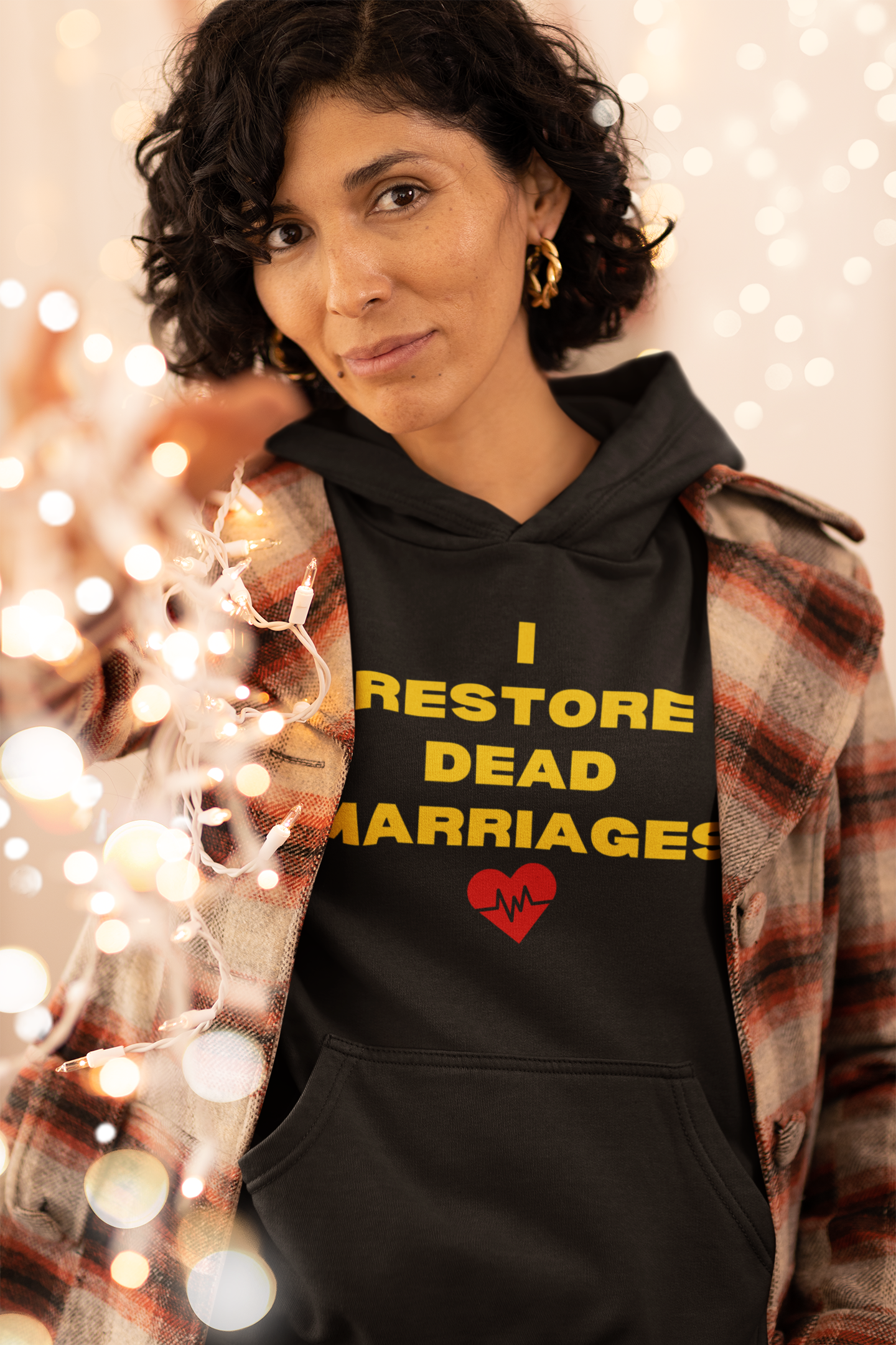 "I Restore Dead Marriages " Hoodie (Military Green & Black Available)