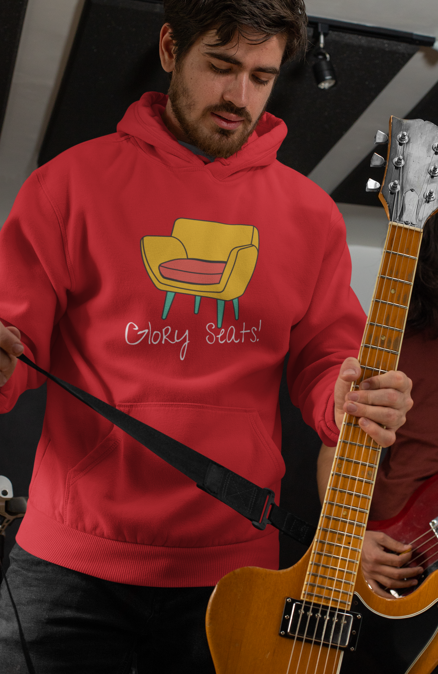 "Glory Seats!" Hoodie (Red, Black, & Charcoal Available)