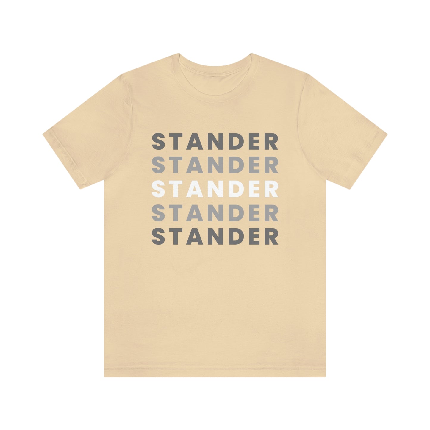 "Stander" T-Shirt (Ash, Black, Soft Cream, Asphalt, Pink & Heather Red Available)