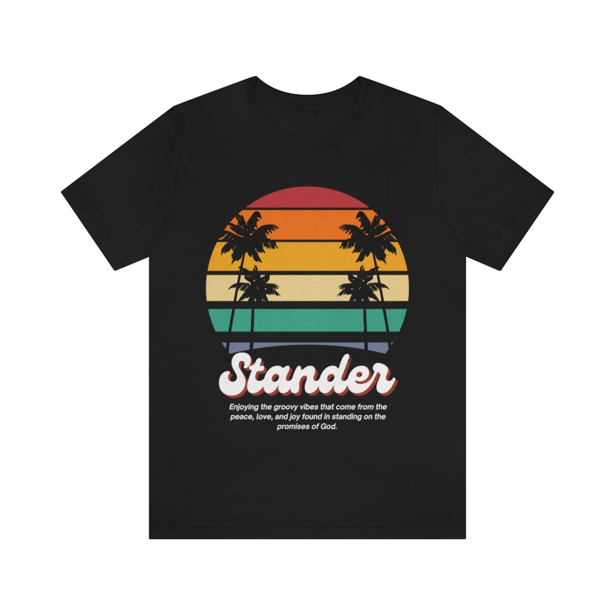 "Groovy Stander" T-Shirt (Aqua, Black & Pink Available)