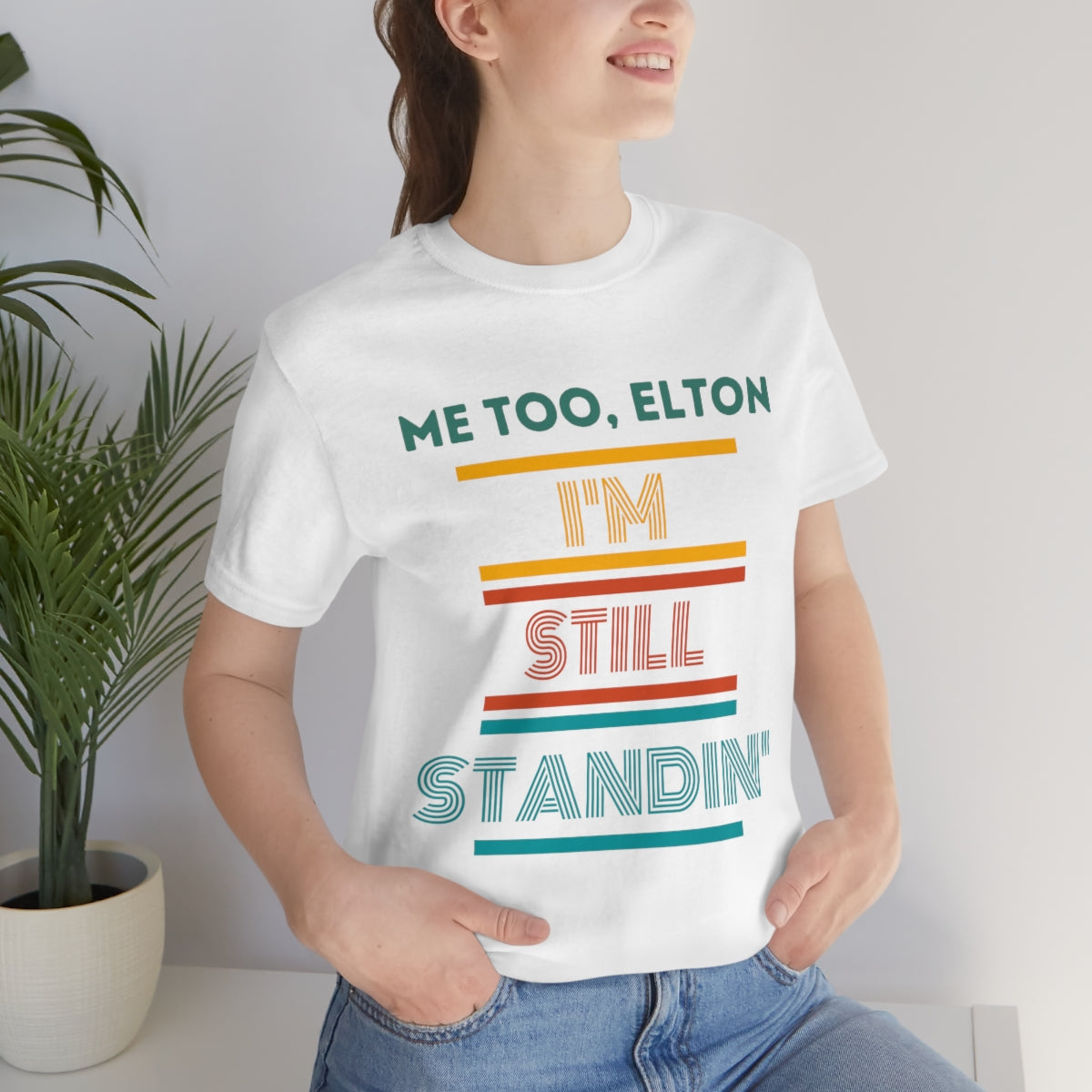 "Me Too, Elton" T-Shirt (White. Black, & Natural Available)